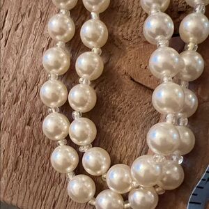 Classic Double Strand Pearl Necklace